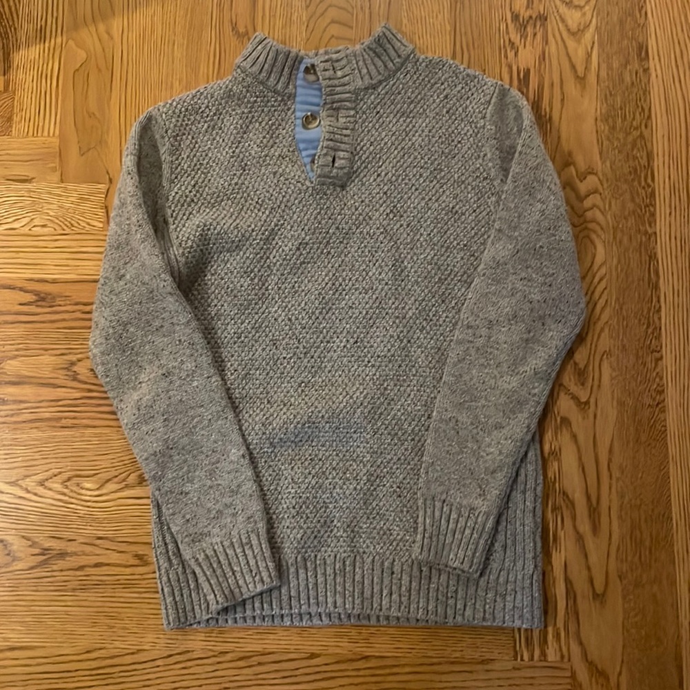 Boys gray sweater